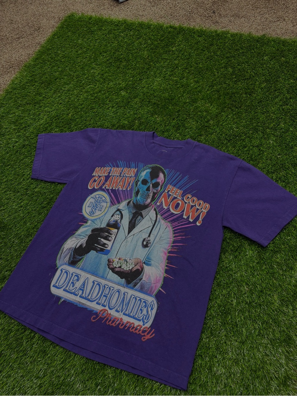 Pharmacy Graphic Tee - Purple